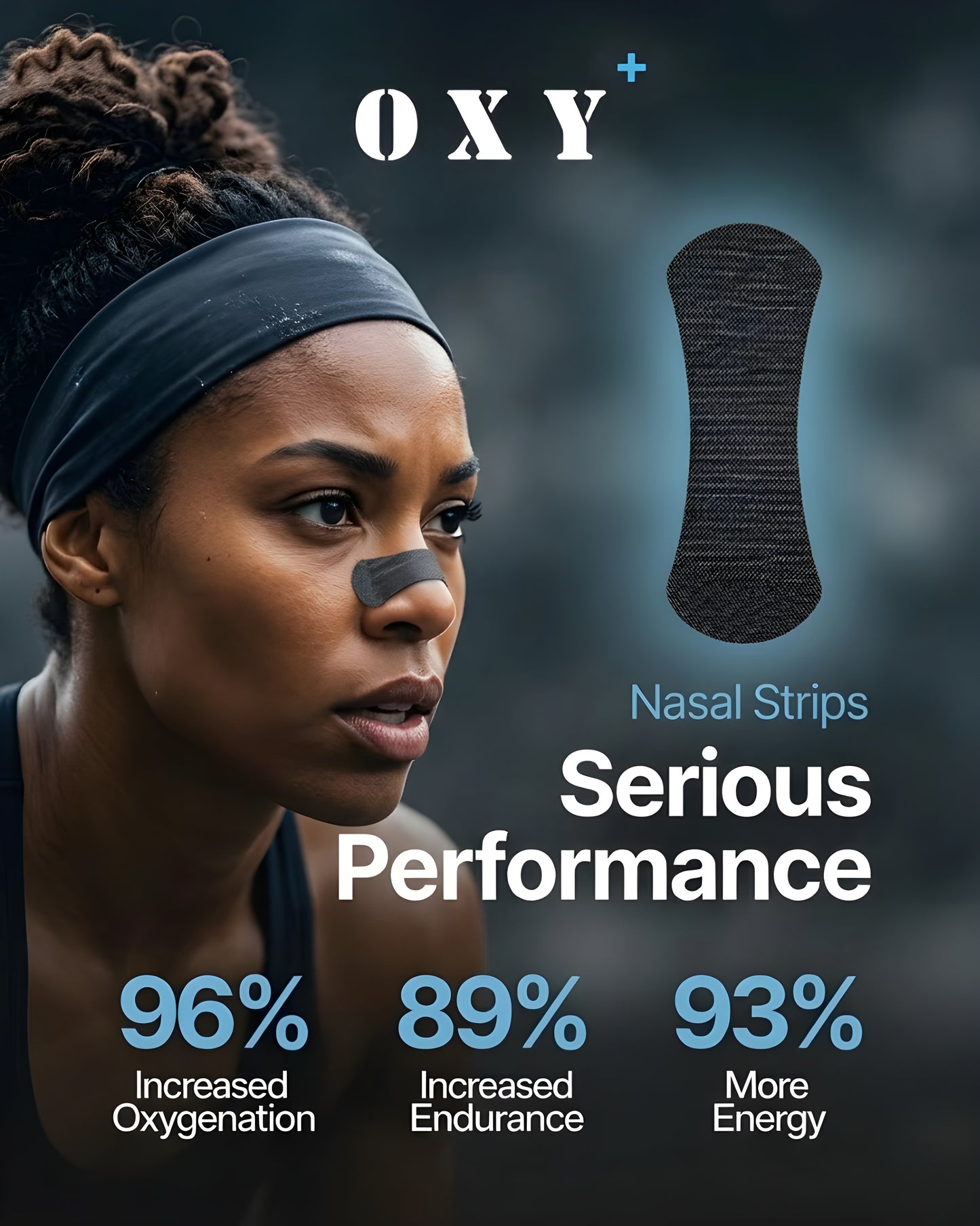 OXY PLUS NASAL STRIPS